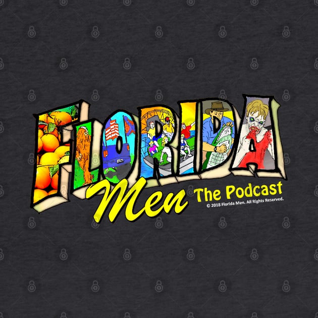 Florida Men Logo - Dark Fabric by Florida Man News Podcast and Florida Men Podcast